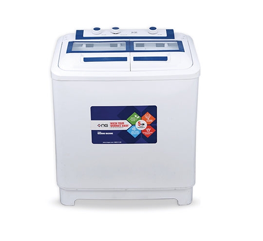Nasgas Washing Machine NWM-502 Plastic Top 3d Design Beautiful Handles 1 Year Brand Warranty