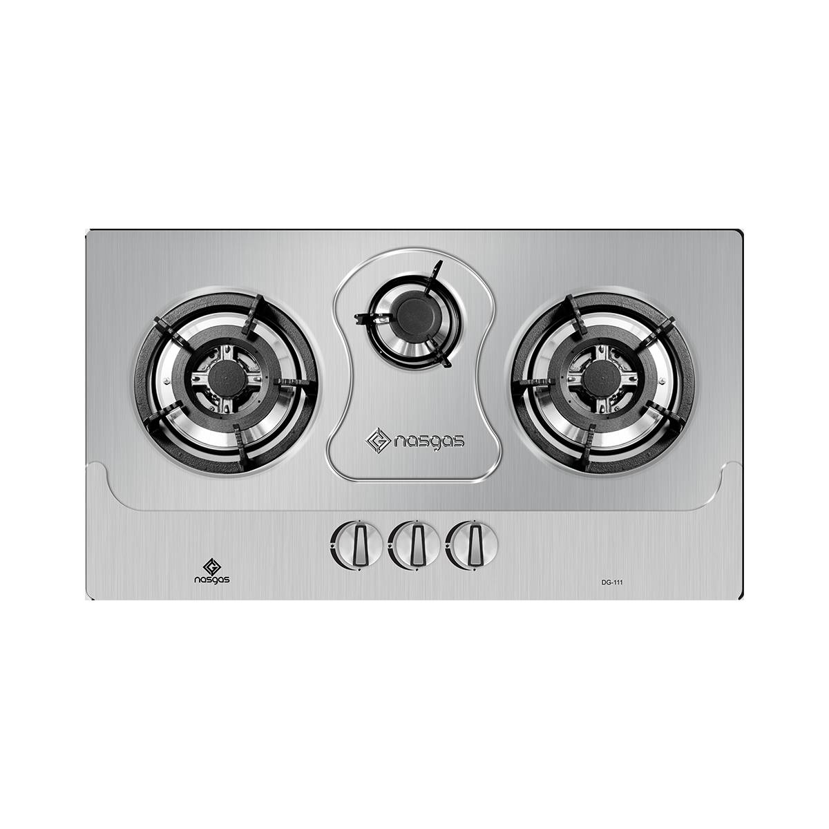 Nasgas 3 Burners Stainless Steel Built-in Hob DG-111 REG