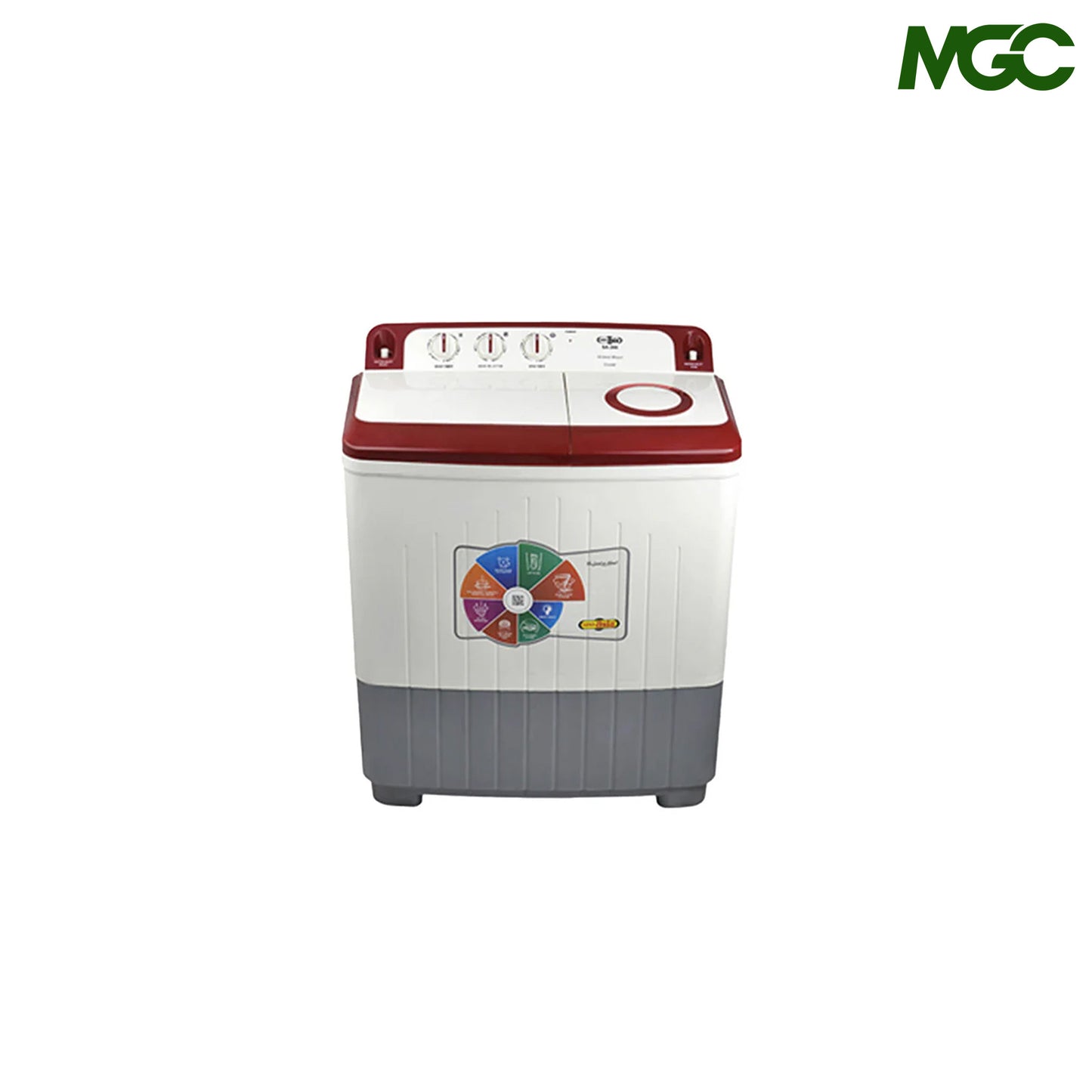 SUPER ASIA Washing Machine SA-280 Grand Wash Twin Tub Semi-Automatic