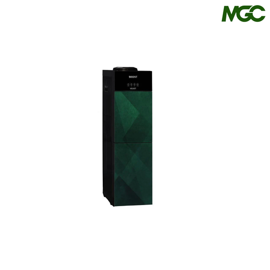 Orient Glass Door Water Dispenser Velvet 3 Taps Green