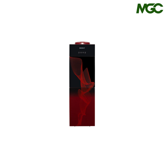 Orient Crystal 3 Taps Red Glass Door Water Dispenser